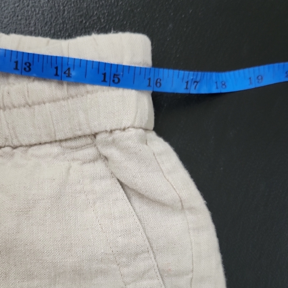 Talbots 100% Linen Cream Women's Shorts - Picture 6 of 7